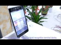 Высокое разрешение 200 Вт Система идентификации лица Система контроля доступа для обнаружения лица